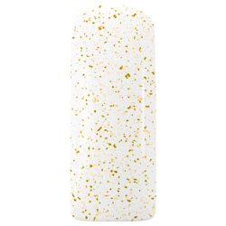 104023 - PMatte Flakes Top Gel Gold 15 ml